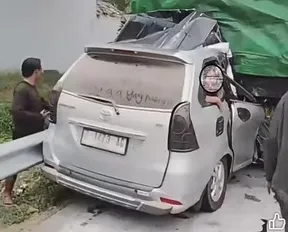 Kecelakaan Maut Tol Terpeka KM 198: Diduga Ngantuk, Avanza Hantam Fuso, 6 Orang Satu Keluarga Tewas