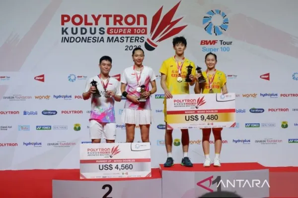 China Comeback Gila! Li/Huang Juara Indonesia Masters 2026