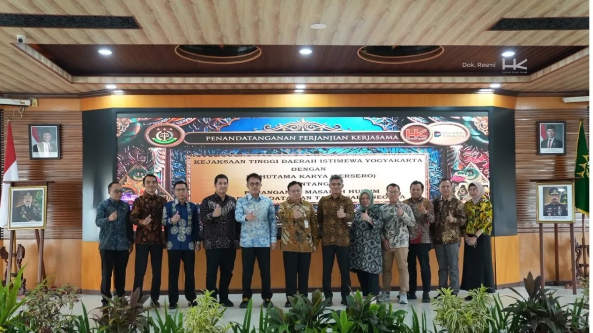 Hutama Karya menggandeng Kejati DIY untuk memperkuat pendampingan hukum, kepatuhan, dan tata kelola proyek di Yogyakarta.