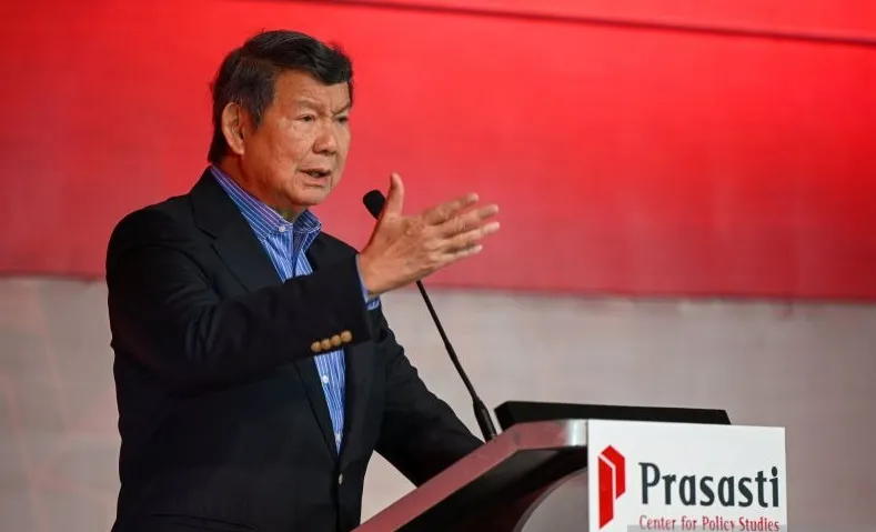 Hashim Djojohadikusumo menyoroti potensi penerimaan negara Rp1.500 triliun per tahun dan mendorong rasio penerimaan naik menjadi 18%.