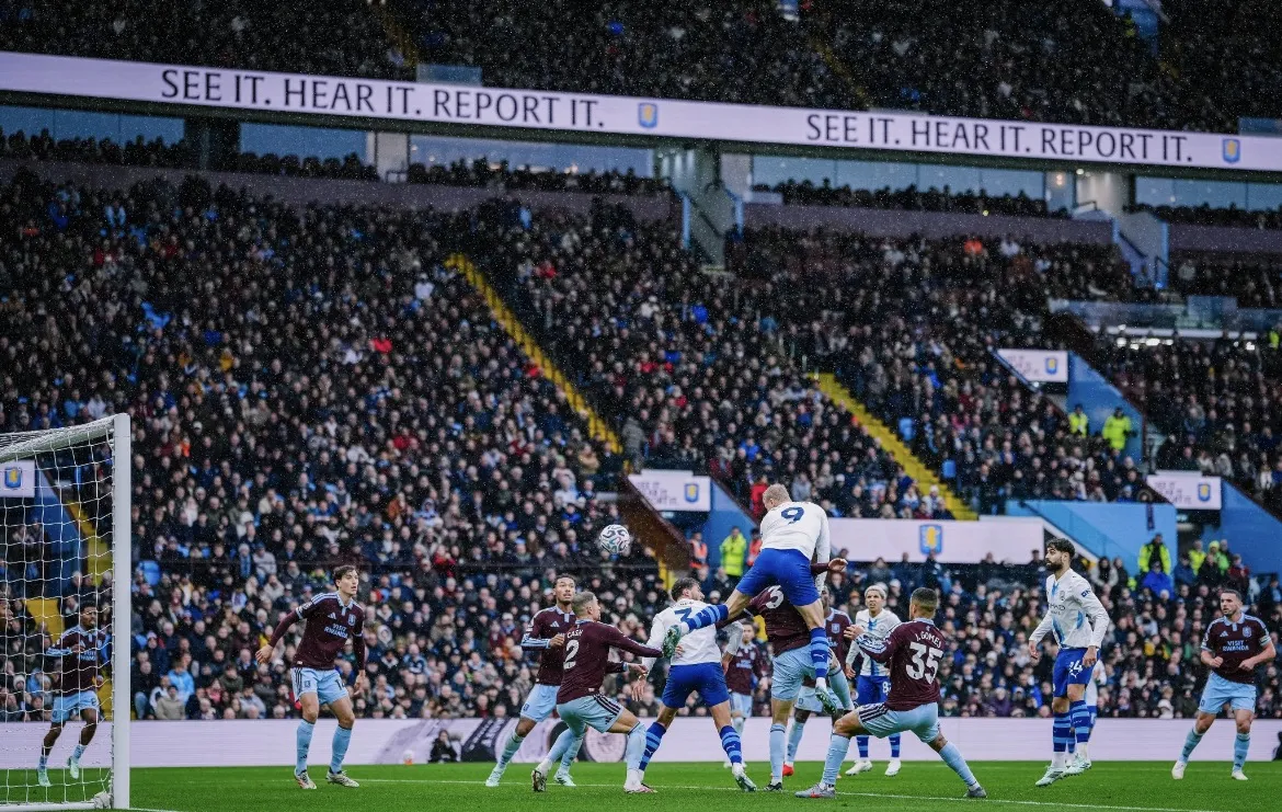 Man City harus mengakui keunggulan Aston Villa