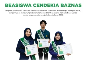 Kuota 300 Mahasiswa! Baznas Buka Pendaftaran Beasiswa Timur Tengah 2026, Cek Syarat & Cara Daftarnya