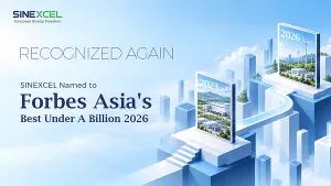 SINEXCEL Kembali Tercantum dalam Daftar "Forbes Asia's Best Under A Billion 2026" untuk Kedua Kalinya