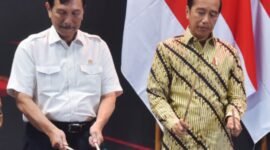 Luhut Binsar Panjaitan dan Jokowi. (Dok. Sekab.go.id)