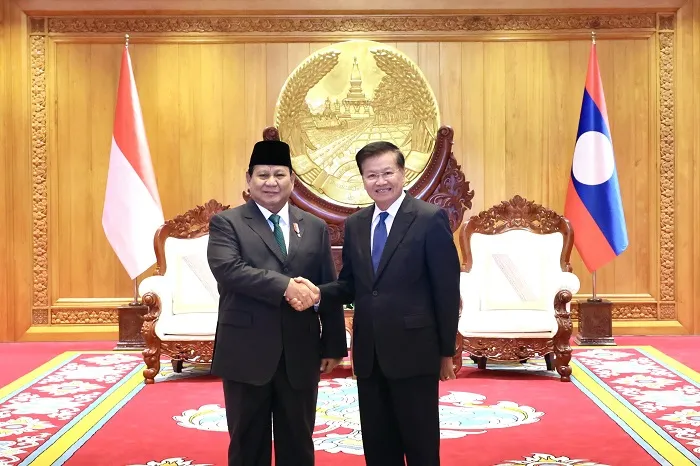 Bahas Penguatan Kerja Sama Bilateral, Prabowo Subianto ke Laos Temui Presiden dan Perdana Menteri