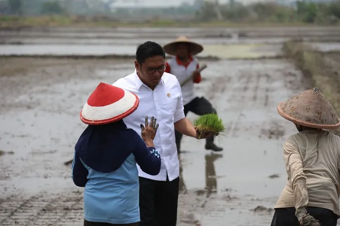 Wamentan Sudaryono Dorong Tingkatkan Produksi dan Penuhi Kebutuhan Nasional Saat Tinjau Pabrik Jagung
