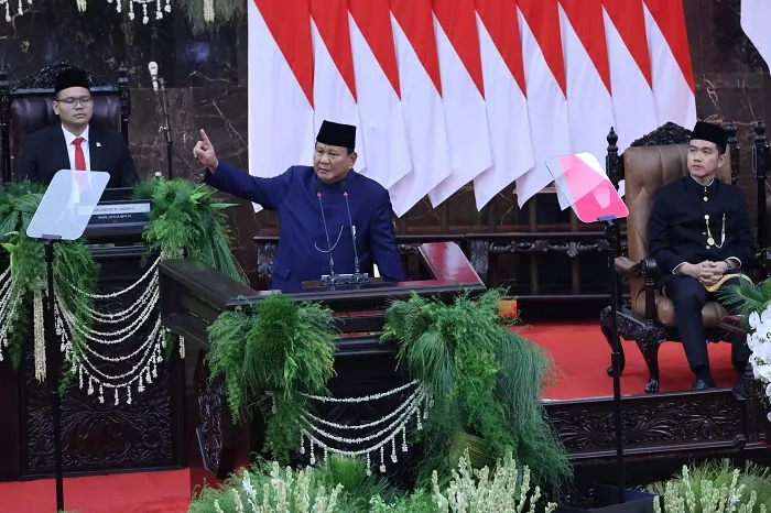 Pidato Pertama Presiden, Prabowo Suarakan Pemberantasan Korupsi, Pejabat Harus Beri Contoh