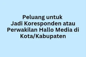 Hallo Media Ajak Wartawan Berjiwa Wirausaha di Kota dan Kabupaten untuk Gabung Menjadi Koresponden