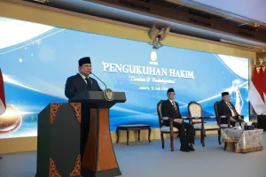 Prabowo: Tanpa Yudikatif yang Berintegritas, Presiden Tak Akan Mampu Jalankan Amanat Rakyat Indonesia