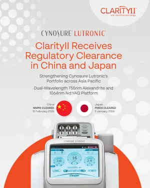 Cynosure Lutronic Perkuat Posisi di Asia Pasifik -- Kawasan Perangkat Estetika Medis dengan Pertumbuhan Tercepat di Dunia, Melalui Perolehan Dua Izin Regulasi Clarity II™ di Tiongkok dan Jepang pada Februari 2026