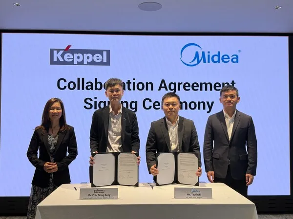 Midea dan Keppel Berkolaborasi Mengembangkan Solusi Sistem Pendingin Modular Berbasiskan AI di Asia