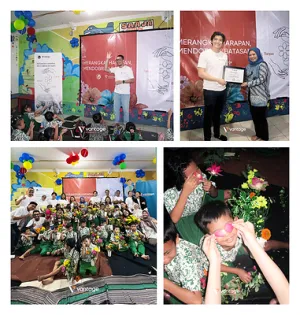 Kegiatan Sosial Hari Anak bersama Sekolah Alternatif Anak Jalanan di Jakarta