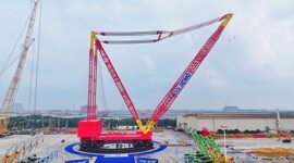 XCMG Luncurkan Ring Crane 14.000 Ton Pertama di Dunia, Inovasi Baru dalam Ultra-Heavy Lifting
