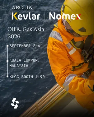 Arclin Akan Memamerkan Solusi Perlindungan Kevlar® dan Nomex® di Oil &amp; Gas Asia 2026