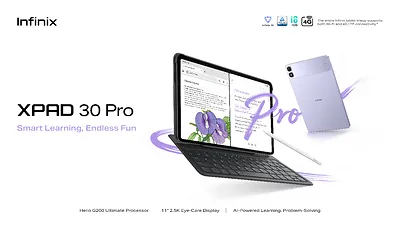 Infinix Resmi Luncurkan XPAD 30 Pro Secara Global, Tablet Serbaguna untuk Belajar dan Hiburan Generasi Muda