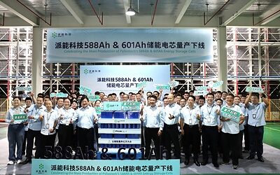 Pylontech Mulai Produksi Massal Sel LFP 588Ah dan 601Ah untuk Sistem Penyimpanan Energi